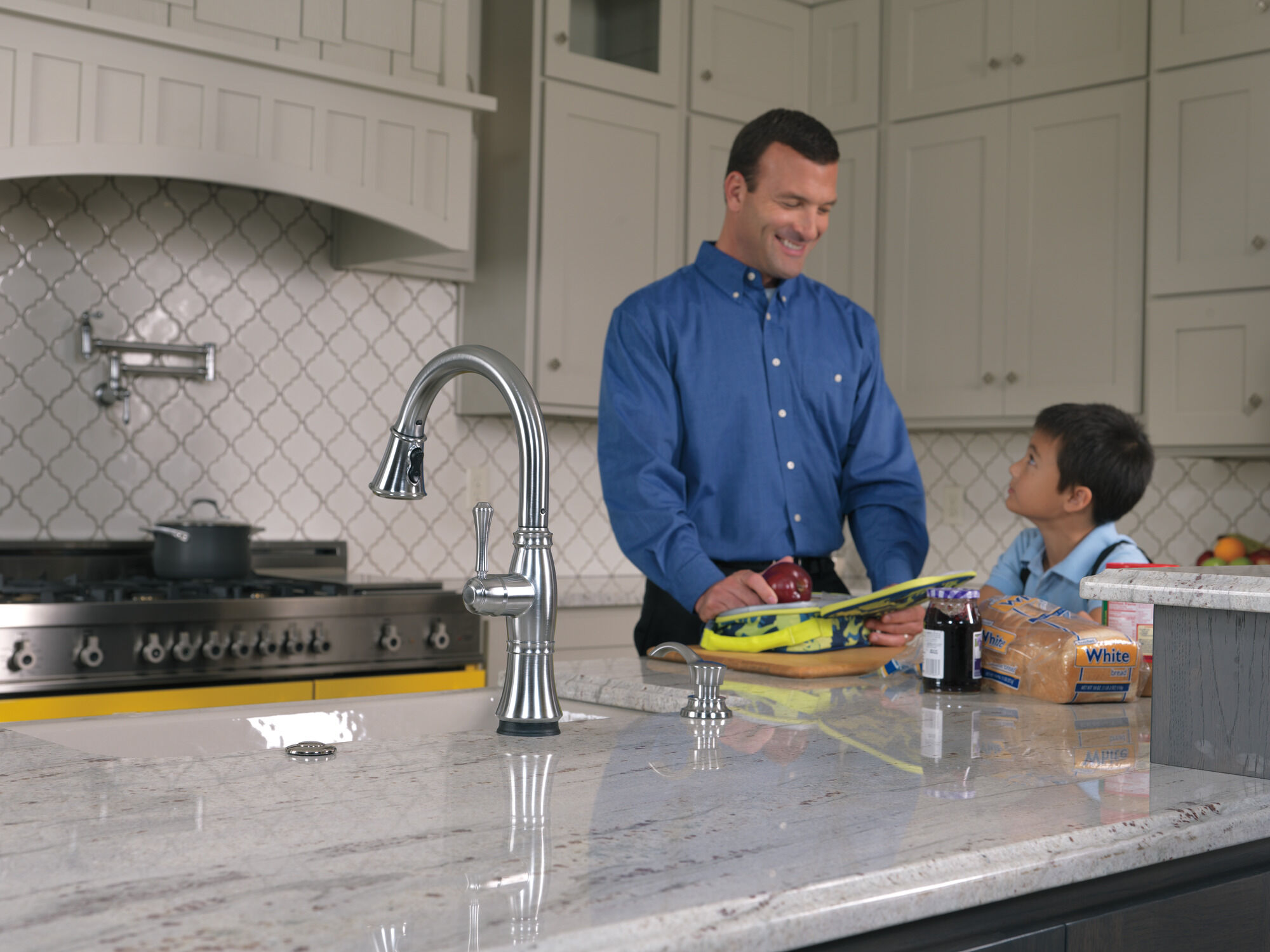 RP71543AR Дозатор мыла / лосьона Delta Faucet Delta Арктическая нержавеющая сталь - Вид №3