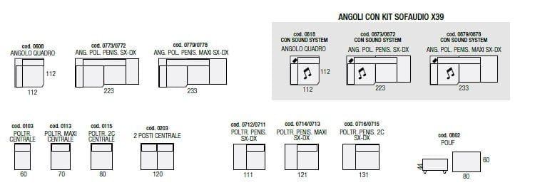 Угловой диван Egoitaliano PRINCESS ARCH-00049727 - Вид №2