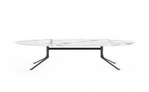 Журнальный столик Blink Oval - Stone Top Stellar Works BL-T220-ST