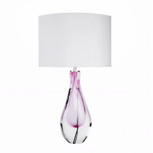 Настольная лампа белая 71х40 см Crystal BRTL3036 DELIGHT COLLECTION  00-3882446 Белый;розовый;хром