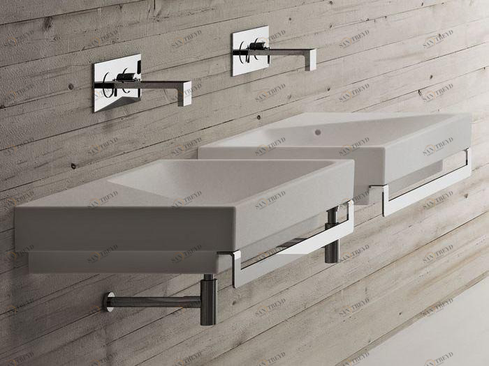 Подвесная раковина настенная овальная Ceramica Cielo SMILE белая sun-id-1447967