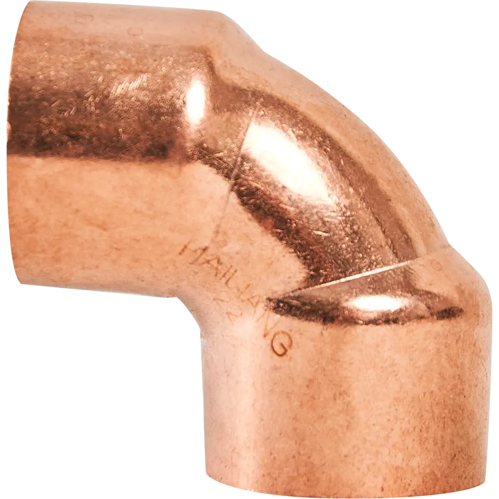 Угол двухраструбный Hailiang ø22/90° мм медь STLM-2176892 - Вид №1