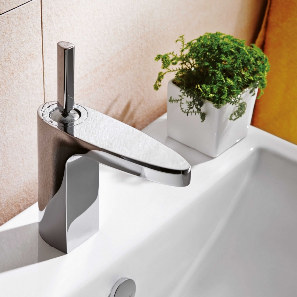 Cмеситель для ванной комнаты на раковину низкий SPRING F179113C bravat - Вид №2