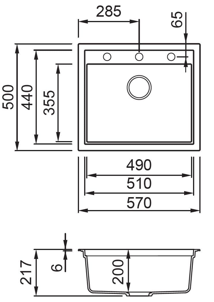 Lavello workstation in Keratek Elleci SINTESI ARCH-00054444 - Вид №2