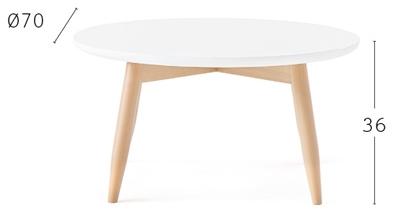 Billiani Круглый деревянный журнальный столик Spy 654 - Вид №4