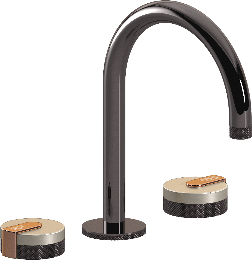 E-11512-R1BNi-L1RG-OX Смеситель для умывальника на 3 отвертия GRAFF MOD+