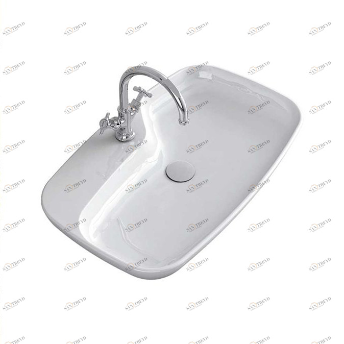 0120442 Накладная раковина под столешницу  овальная Avila Dos 