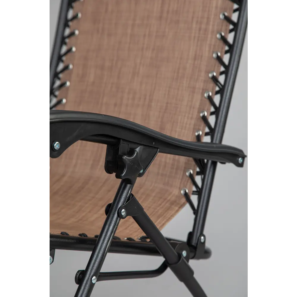 Шезлонг Бриз 65x165x110 см сталь коричневый Santreyd STLM-2010236 - Вид №2