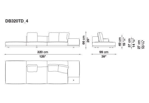 Кожаный диван B&B Italia док ARCH-00106863 - Вид №98