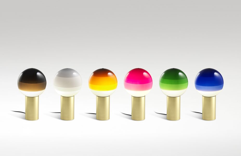 073552 Настольный светильник M черный-латунь Marset Dipping Light 