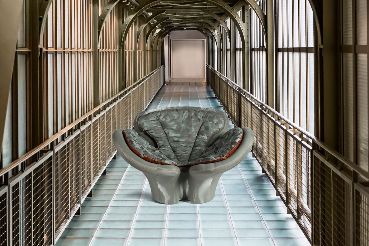 Кожаное кресло с подлокотниками Vgnewtrend Пансе ARCH-00134187 - Вид №2