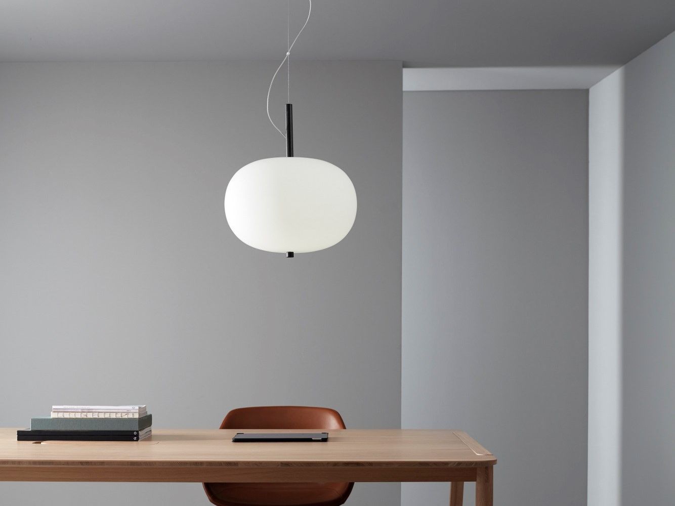 Опаловое стекло светодиодный подвесной светильник LedsC4 Ilargi ARCH-00122309 - Вид №13