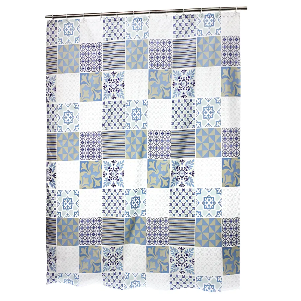 Штора для ванны Bath Plus Provence 180x200 см полиэстер цвет мультиколор CHARME GREEN STLM-2021130 - Вид №1