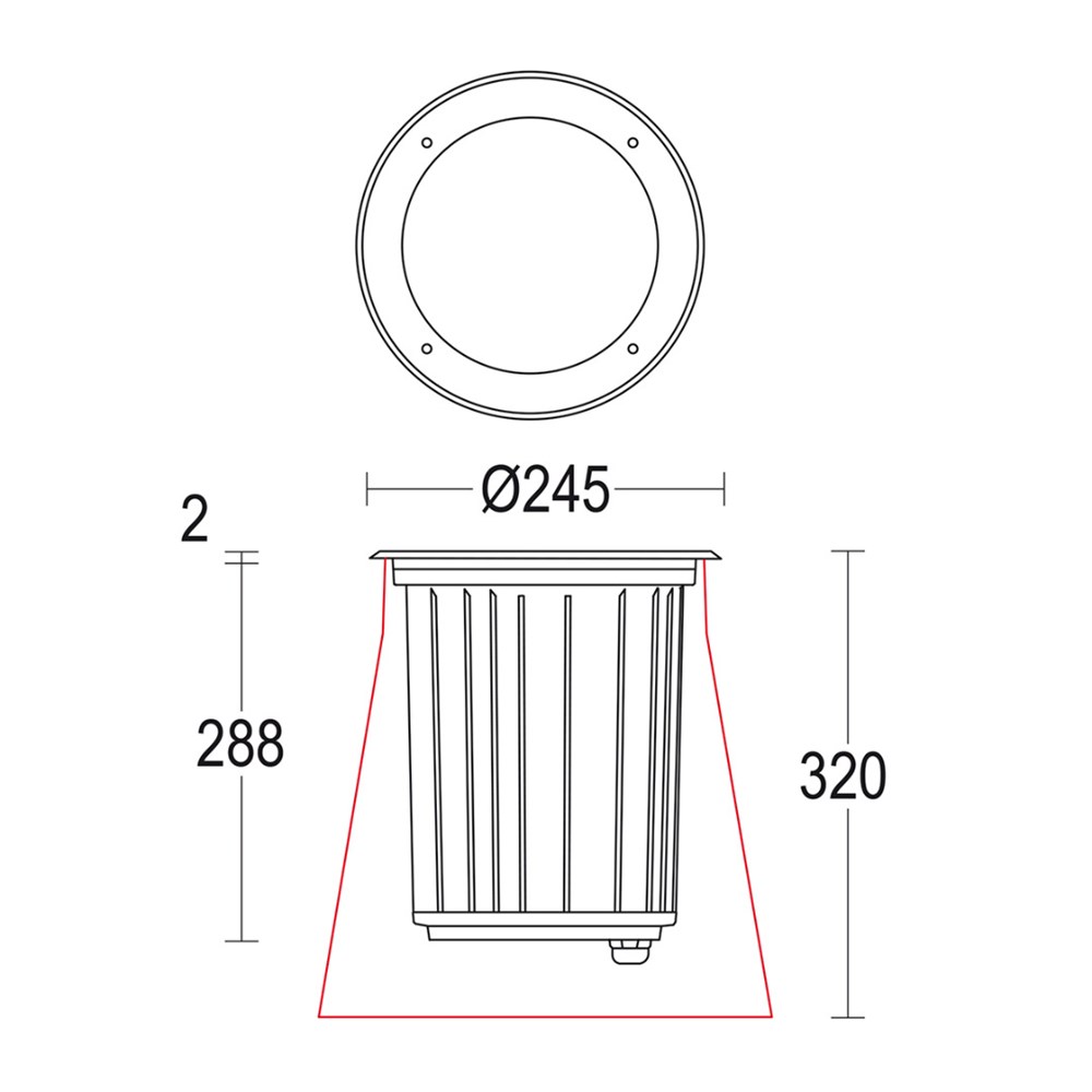 MaxiNeo 245 Ghidini Neo RD .15 Нержавеющая Сталь  - Вид №1