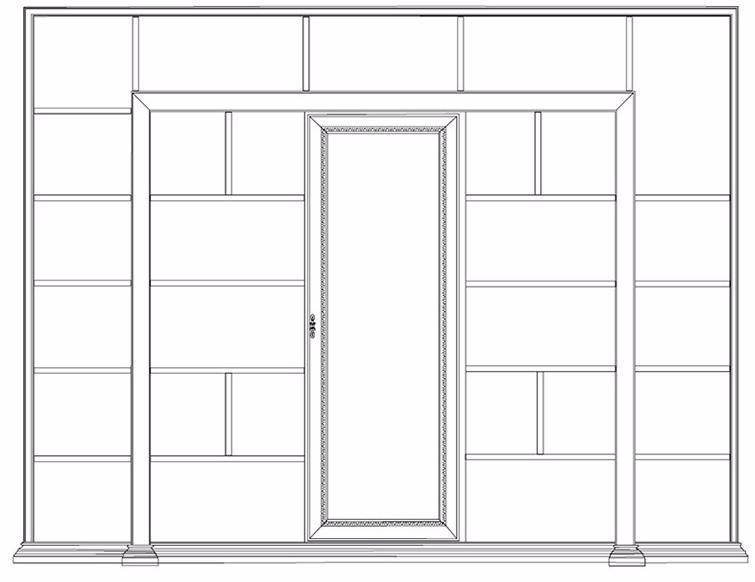 Arvestyle Открытый книжный шкаф из массива дерева Vivre lux Ks-e702 - Вид №4