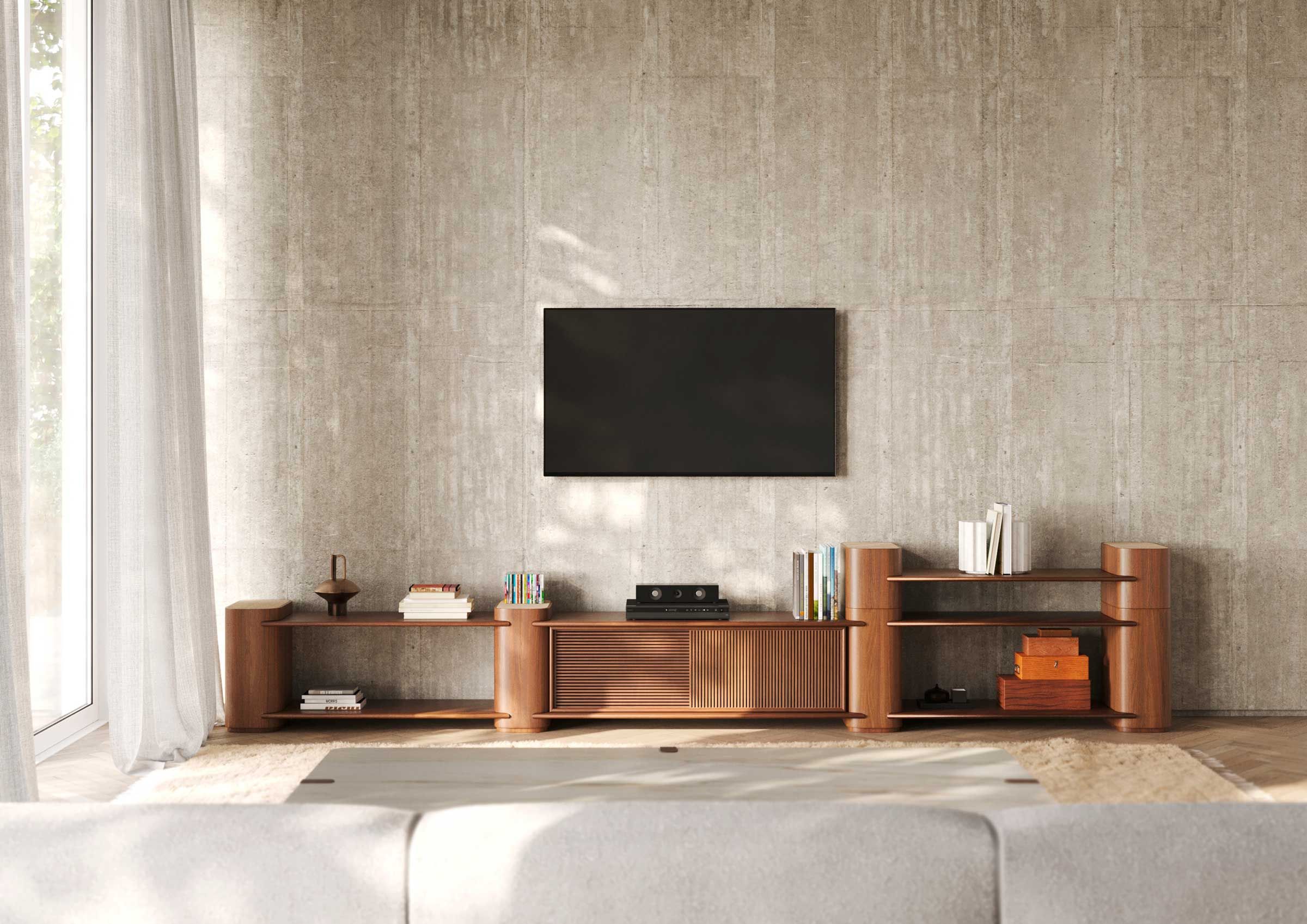 Секционная деревянная двухсторонняя решетка Wewood Path ARCH-00130012 - Вид №1