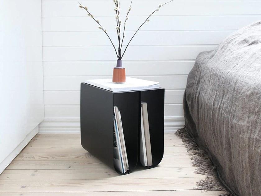 Kristina Dam Studio Журнальный столик из стали с журнальной стойкой Curved sun-id-1429280 - Вид №4