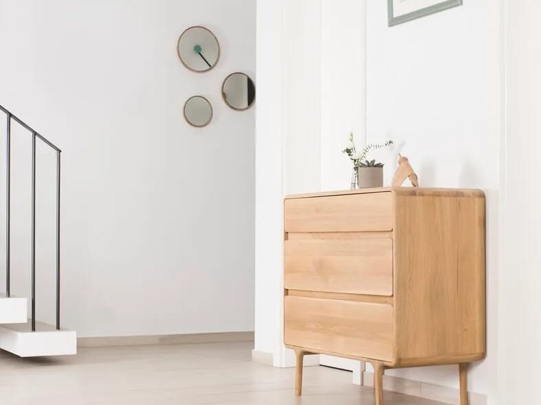 Настенное зеркало с круглой рамой Gazzda LOOK ARCH-00006123