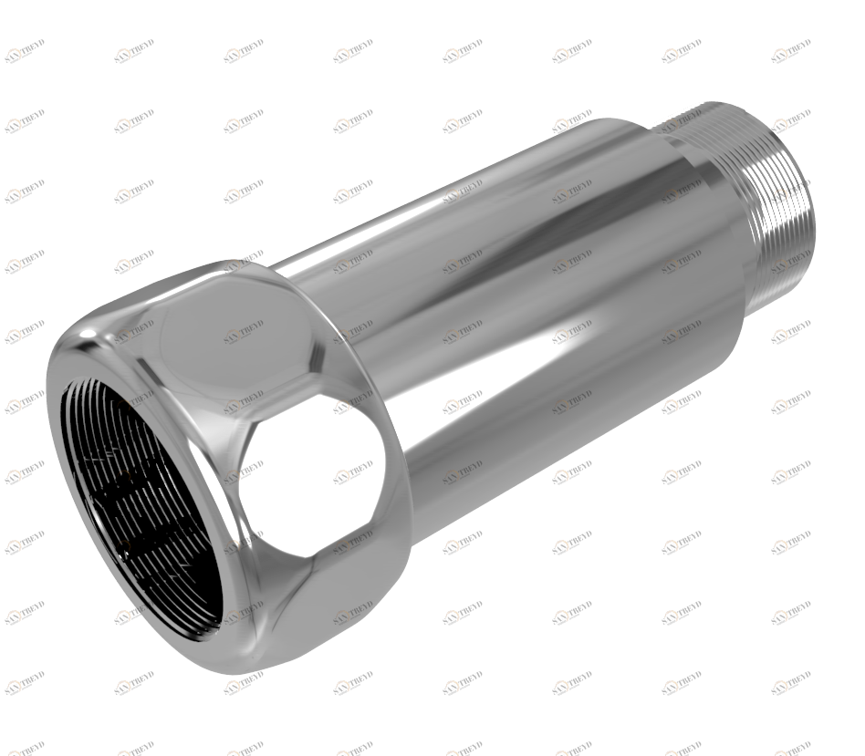 4620768887581  Соед.прям.г/ш 3/4"х3/4" для п/с 731SCH0505 Нержавеющая сталь TERMINUS 