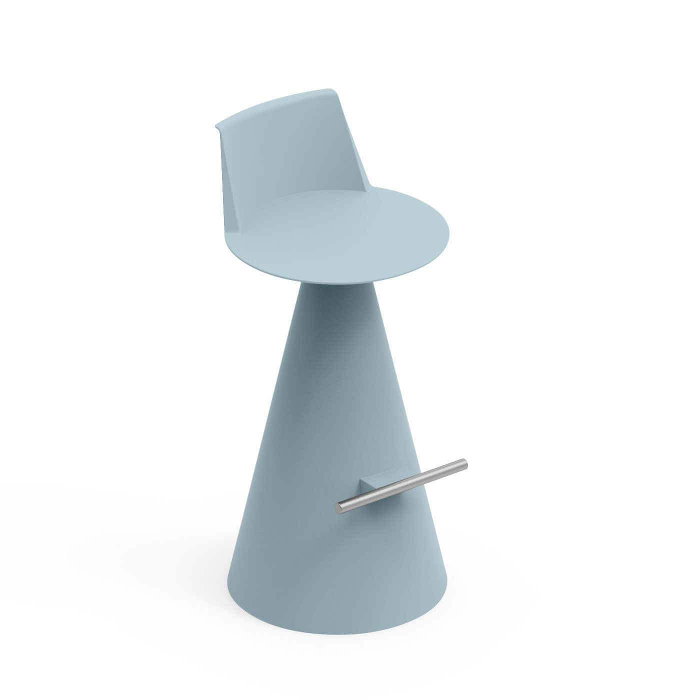 Высокий садовый стул из полиэтилена с подставкой для ног Lyxo Design LIRA ARCH-00142498 - Вид №14