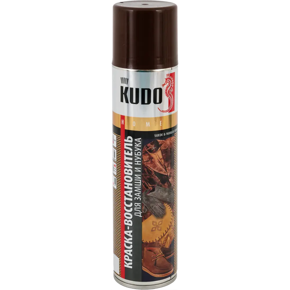 Краска аэрозольная Kudo для замши цвет коричневый 0.4 л STLM-2049637