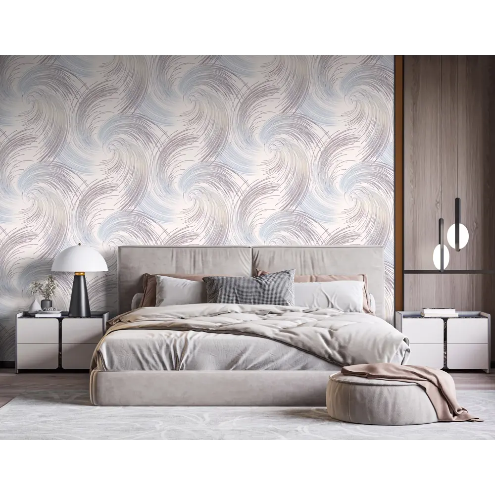 Обои флизелиновые Wallsecret Champagne бежевые 1.06 м 8722-11 STLM-2109751 - Вид №4
