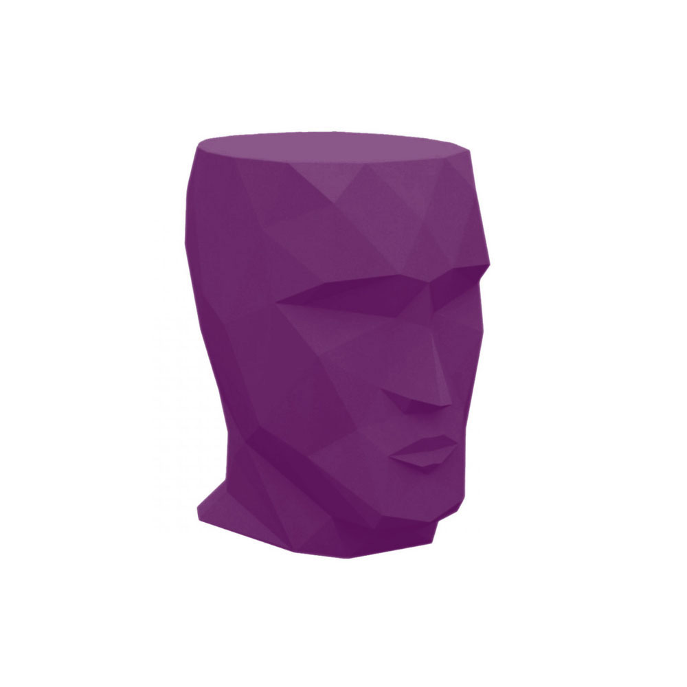 070225 Табурет матовый фиолетовый Vondom Adan