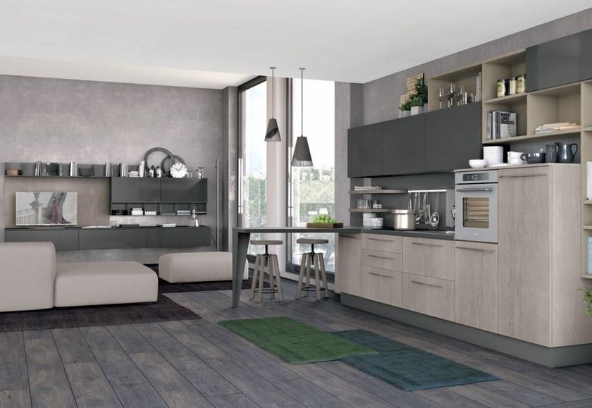 Cucine Lube Линейная модульная кухня [clover] sun-id-1434022 - Вид №4