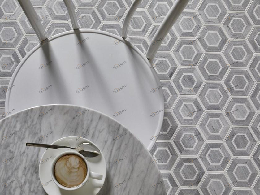 AKDO Мраморная мозаика Allure sun-id-1355482