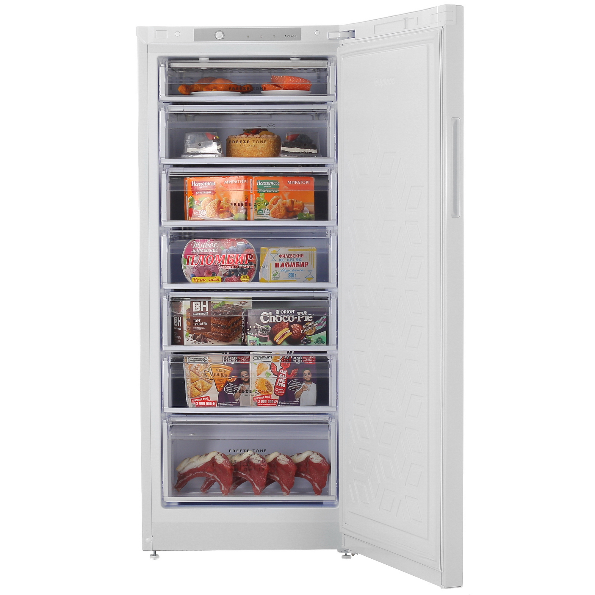 9967563 Морозильный шкаф  Бирюса 6046 белый STDN-0070073 - Вид №5