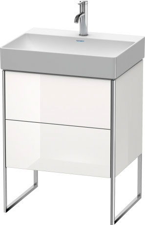 XS444208686 XSquare Тумбочка напольная Капучино глянцевый лак Duravit - Вид №2