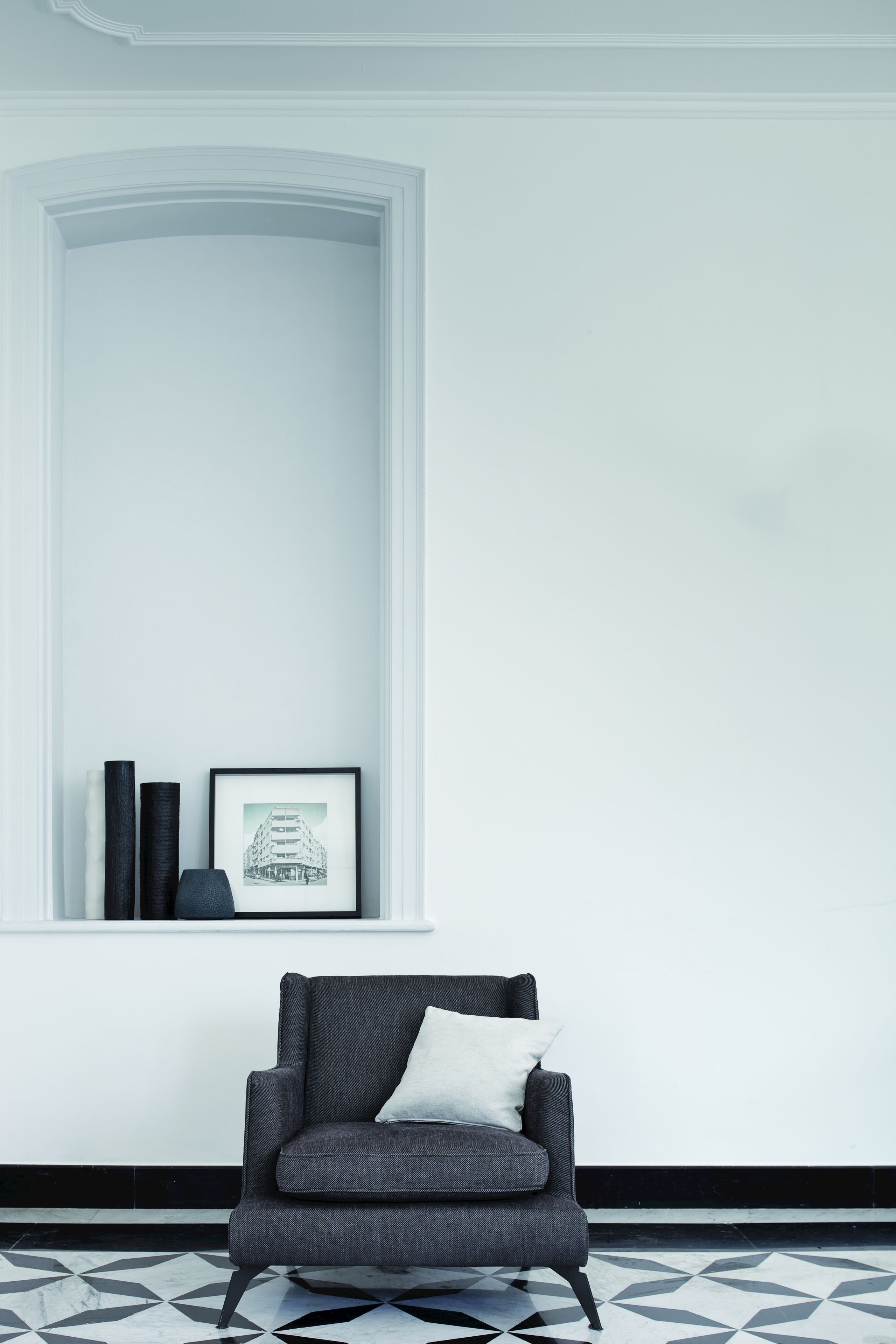 Кресло из ткани или кожи с подлокотниками Vibieffe 680 класс ARCH-00119822 - Вид №2