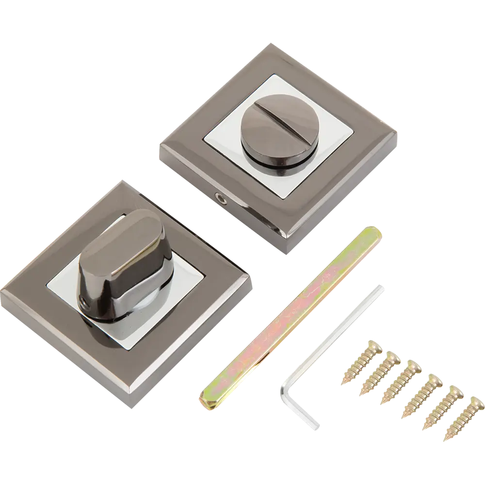 Накладка фиксатор Adden Bau WC Q003 цвет черный никель STLM-2103009 - Вид №1