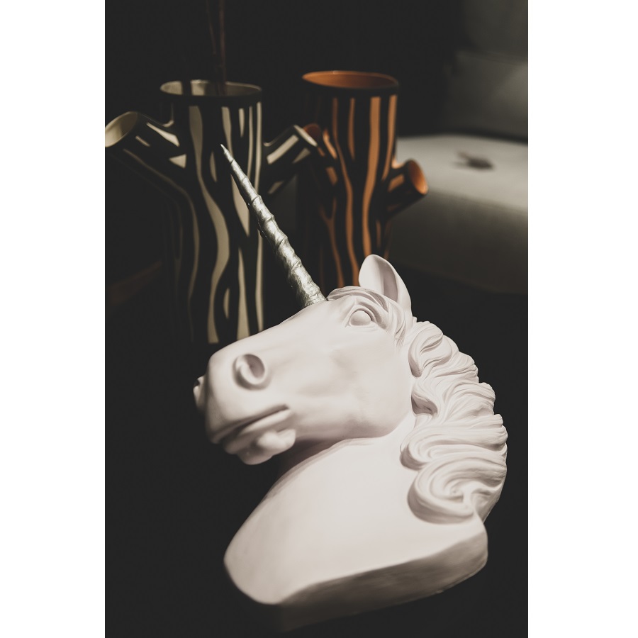 Голова декоративная «Единорог» Yagoodza, розовый/серебристый Y1010 - Вид №3