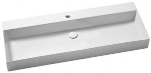 ELLP122450QM Подвесная раковина настенная прямоугольная Azzurra Ceramica Elegance белая