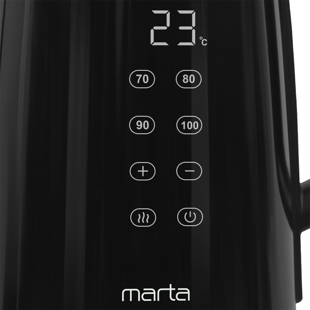 9162161 Электрочайник MARTA MT-KT4647A черный STDN-0092123 - Вид №4