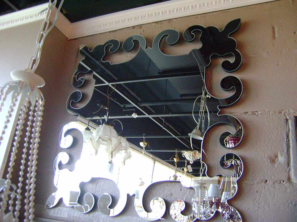 Зеркало настенное квадратное 100х100 см серебряное Mirror Clear DELIGHT COLLECTION ДИЗАЙНЕРСКИЕ 00-3882985 Серебро  - Вид №1