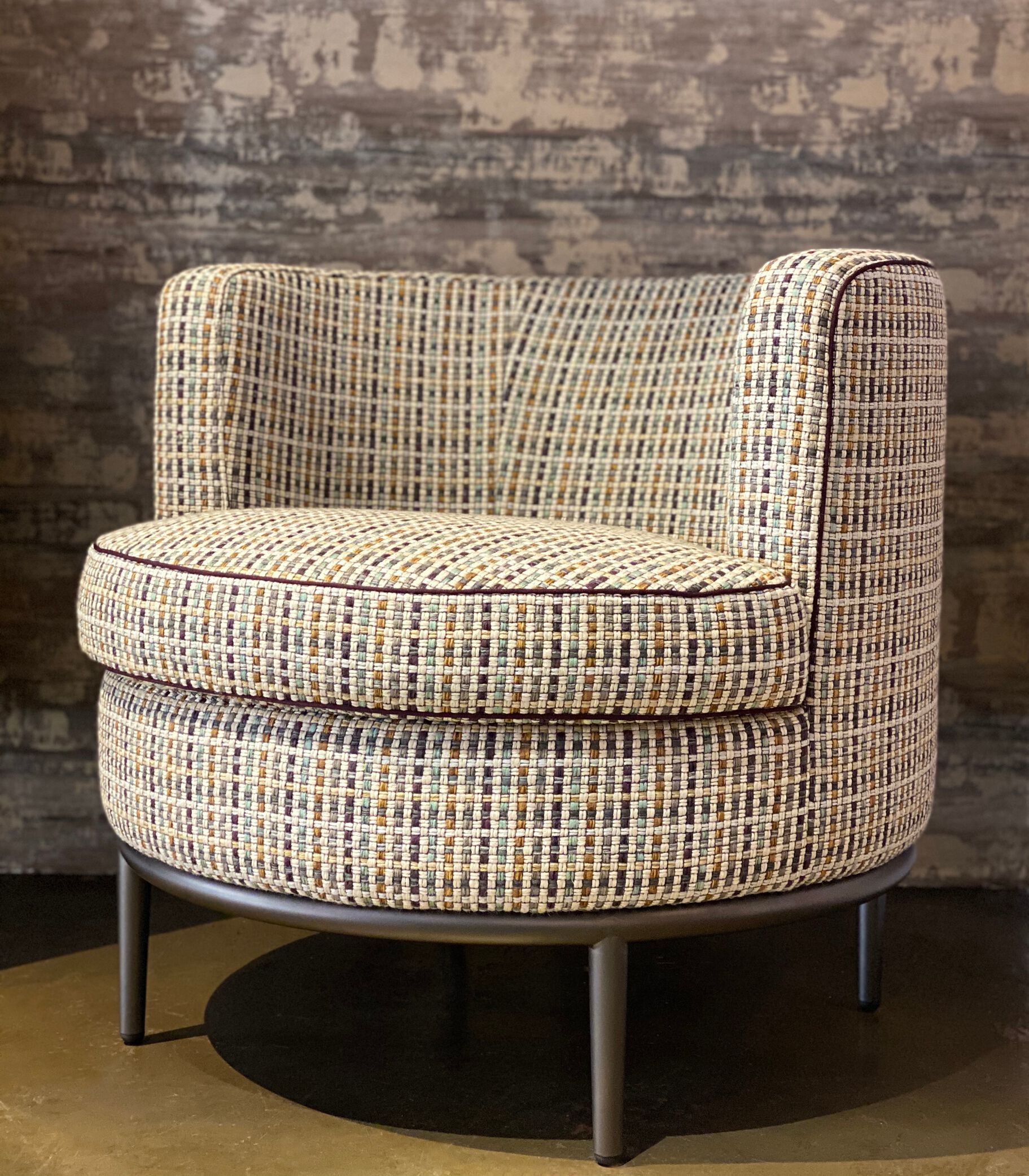 Тканевое кресло с подлокотниками Borzalino CAMY ARCH-00142015 - Вид №8