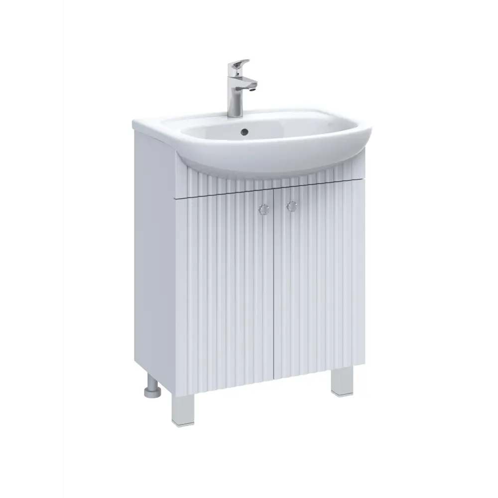 Тумба в ванную Роллс 78x65x30 см ЛДСП цвет белый Santreyd STLM-2075750