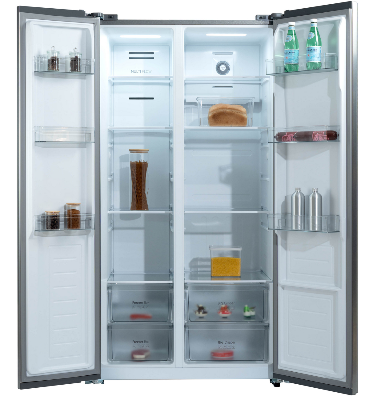 9173436 Холодильник Side by Side   Бирюса SBS 541 TGG бежевый STDN-0140702 - Вид №2