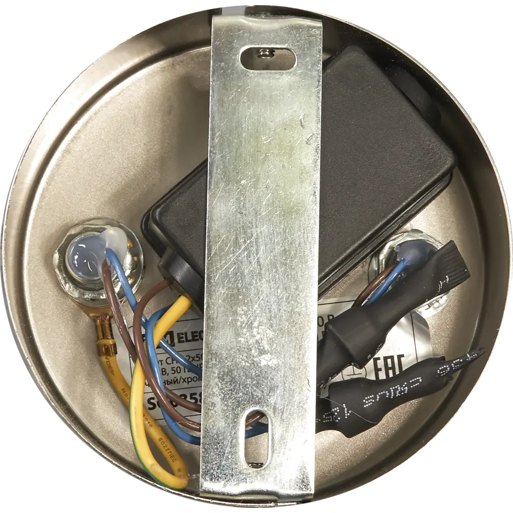 Спот Канна 2xGU10x50 Вт IP44 цвет чёрный/хром TDM ELECTRIC STLM-2177241 - Вид №3