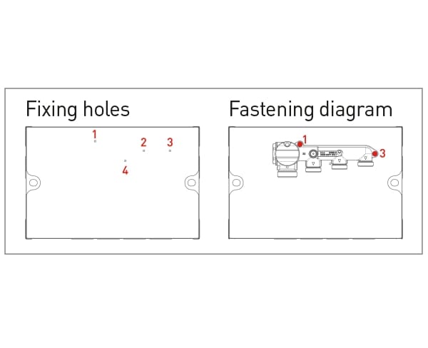 Распределительный коллектор с одним перехватом на 3 выхода TECO ARCH-00076633 - Вид №5
