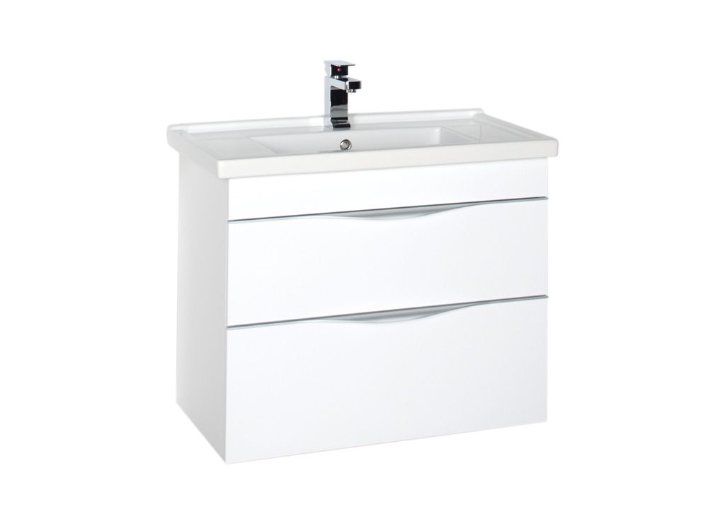 Тумба с раковиной Aquanet Эвора 80 белый 0018493700182324 - Вид №1