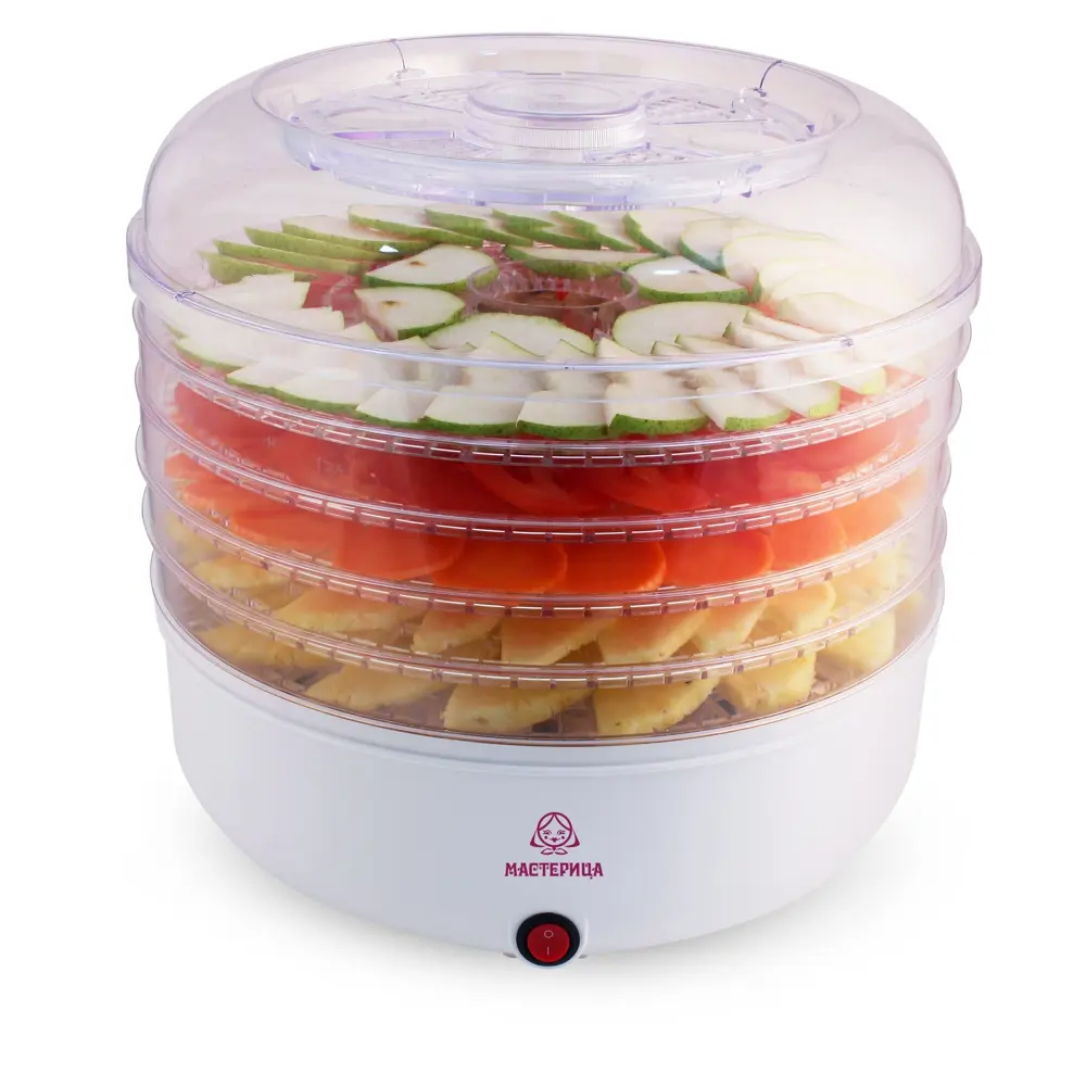 Электросушилка «Мастерица» для овощей и фруктов, 125 Вт, 19 л, 5 поддонов Santreyd STLM-2030199 - Вид №6