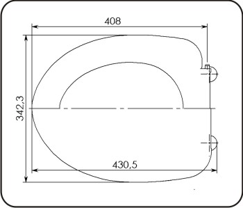 16820 Крышка сиденье для унитаза УКЛАД  - Вид №1