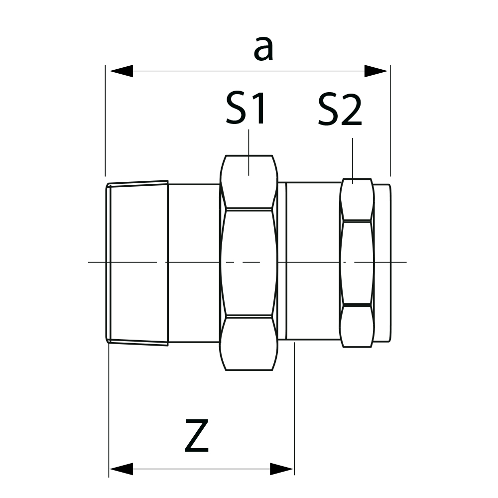 3341R016000000 Разъемные соединения Tece  - Вид №1