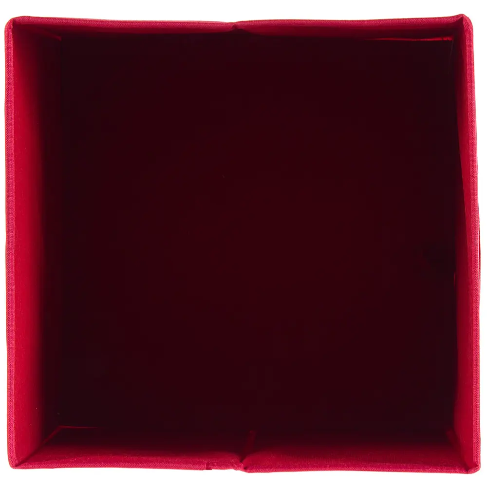 Короб Spaceo 310x310x310 мм, 29.7 л, полиэстер, цвет красный STLM-2108467 - Вид №1