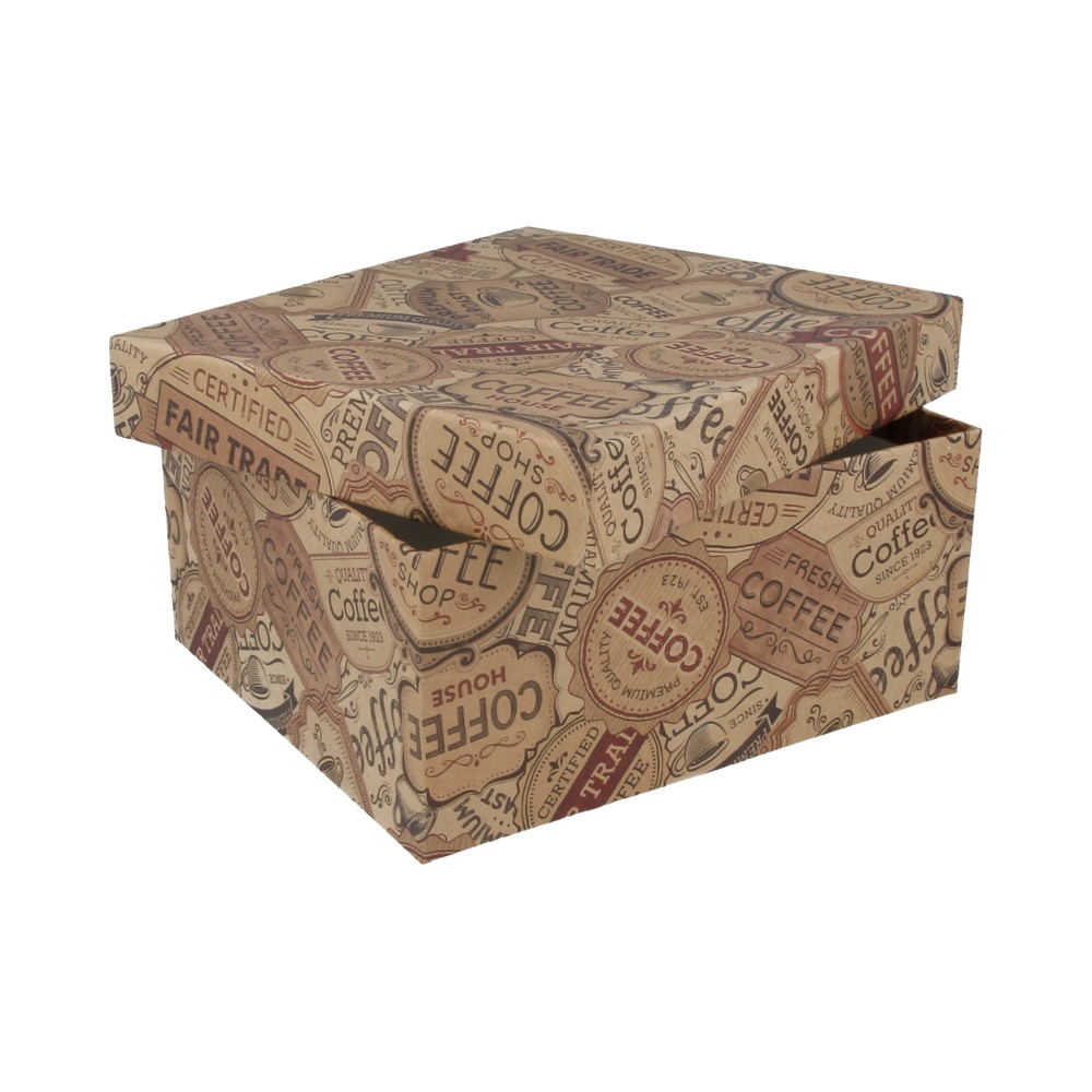 103-5 Коробка картонная крафт №12 17.5х15х7.7 см прямоуг. Grand Gift 