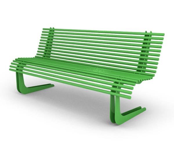 Стальная скамья со спинкой Viscio Urban Design MOBY ARCH-00108961 - Вид №14