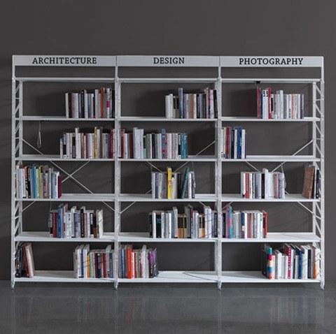 Caimi Brevetti Открытый отдельно стоящий офисный книжный шкаф из металла Socrate sun-id-1382510 - Вид №1